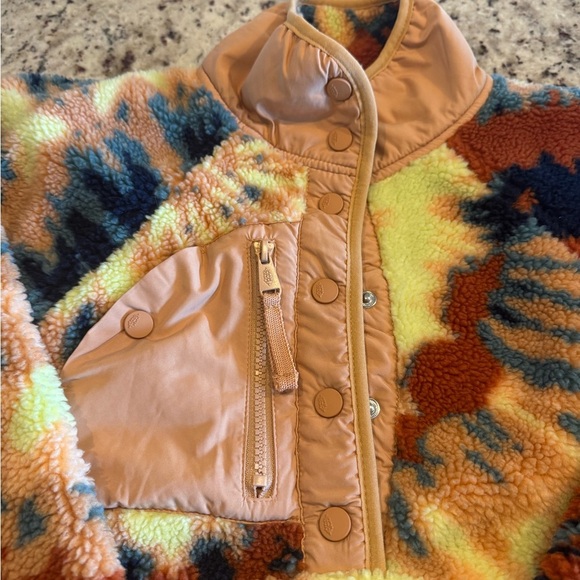 Free People- NWT Multicolored Hit The Slopes Printed Pullover - Picture 4 of 6